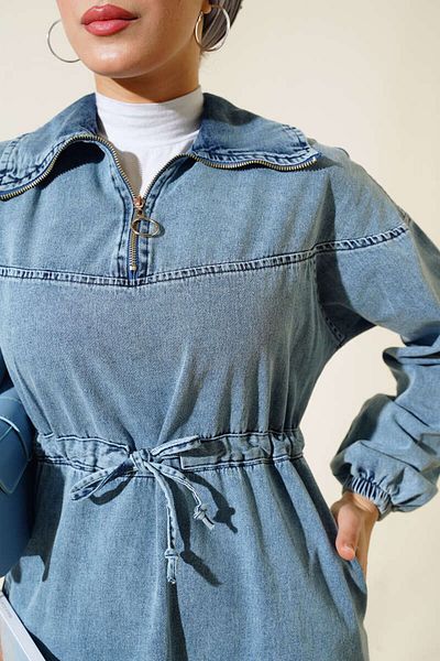 VOLT CLOTHİNG Τζιν γυναικείο φόρεμα Hijab