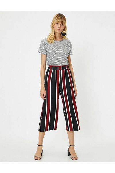 Koton Buttoned Relaxed Cut Pants