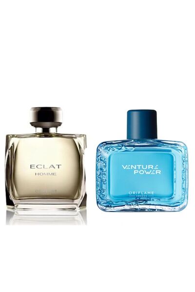 Oriflame Eclat Homme Edt Erkek Parfüm + Venture Power Edt Erkek Parfüm Seti