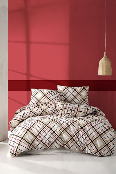 Cote Blanc Highland Double 100% Cotton Bedding Set