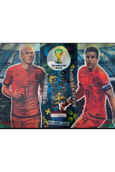 Panini 2014 Wc Arjen Robin & Robin One Persie - Panini