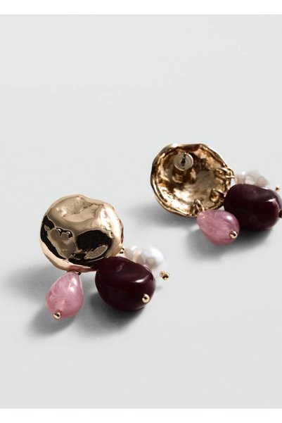 MANGO Woman Earrings with Beads