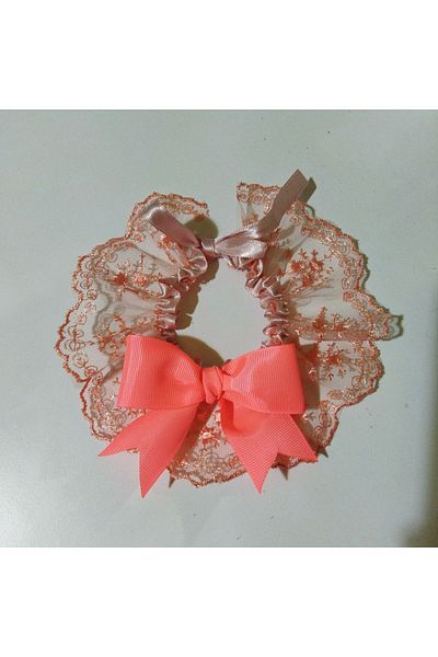 Canbutik Handmade Cat And Small Dog Collar Leash Salmon