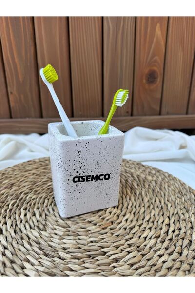 Çisem Τουαλέτα μπάνιου με σχέδιο από λευκό μάρμαρο - Αξεσουάρ από σκυρόδεμα γ...