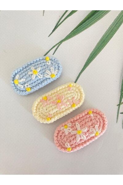 Kadın Girişimciler Atölyesi Cataramă Daisy Brodat Ovală 3 bucăți, realizată m...