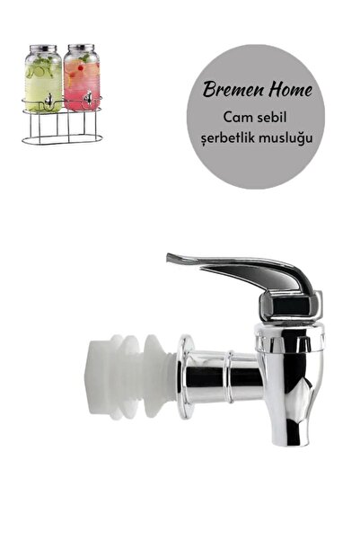 Bremen Home Plastik Cam Limonata Şerbetlik Musluğu(CONTALI - SU SEBİLİNE UYMAZ)