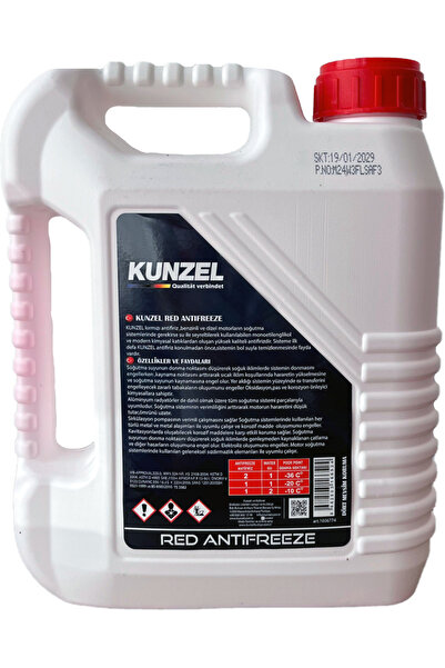 KUNZEL Antifriz Organik Konsantre -56° Kırmızı/red 3lt