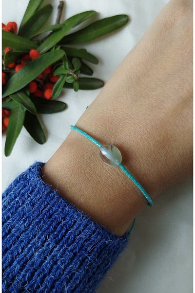 Bella Sera Studio Miyuki Lodolit Stone Minimal Bracelet