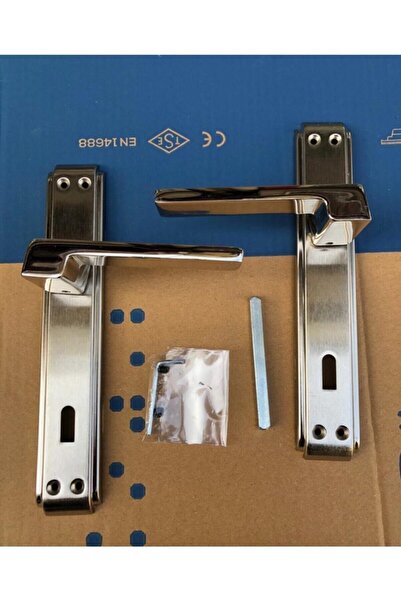Sofuoğlu Anka Aynalı Oda Kapı Kolu 1 Takım (1 Kapılık) Nikel - Saten