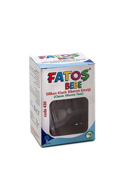 Fatoş Bebe Round Tip Silicone Baby Bottle Nipple 0-3 Months Medium Flow