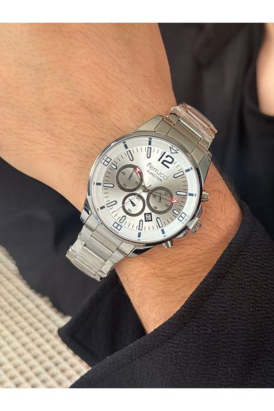 Ferrucci FERRUCCİ EFFECT WRISTWATCH (SILVER)