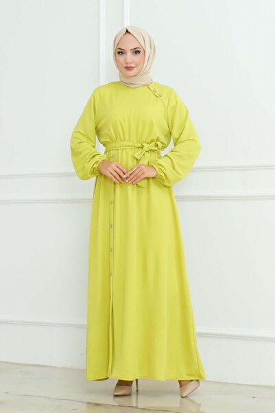 Buti Φόρεμα με λεπτομέρεια με κουμπιά στους ώμους