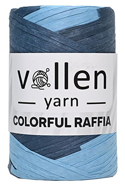 vollen yarn Premium Colored Raffia Rope, Straw Paper Rope, Natural Raffia Rope, Bag Rope, Suppla, Hat and Knitting Rope