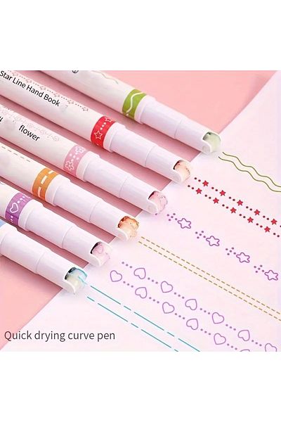 DANİSKA 6Pcs Writing Marker Marker Pen, Marker Marker Phosphorescent