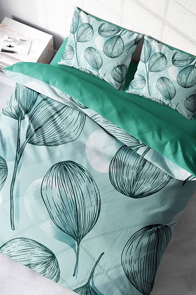 PerlaSera 3D Custom Design - Double Cotton Satin Duvet Cover Set, Balloon