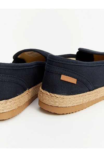 LC Waikiki Canvas Fabric Wicker Rope Sole Men's Shoes