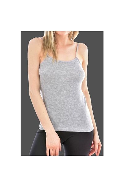 Tutku Women's 4-Pack Cotton Ribbed Rope Strap Undershirt