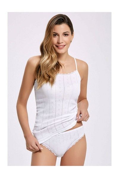 Tutku Cameră de corp suspendată din frânghie jacquard de culoare albă 5 bucăți