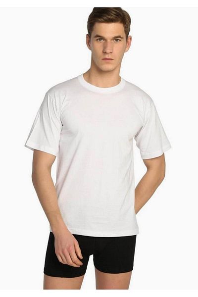 Tutku Men's Combed Cotton 6-Pack 0-Neck Half Sleeve Undershirt (white) 100% Cotton New Season
