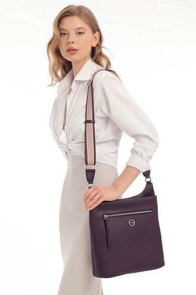 Fossil Women's Shoulder Bag Plum - 05fm24k1116