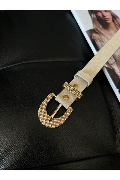 Fiori Femei - Pantaloni cu cataramă răsucită, centură pentru haină și rochie
