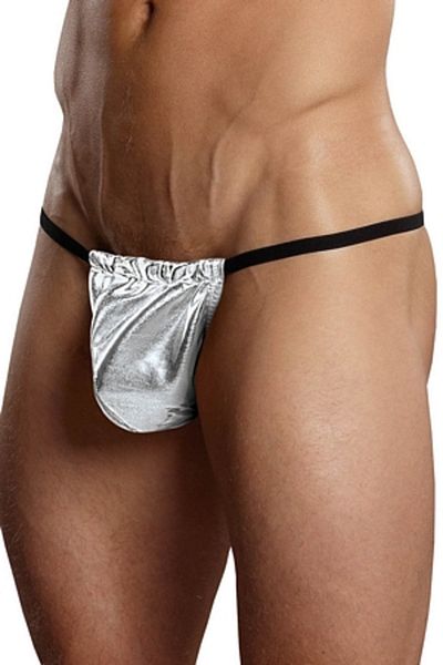 SHIY Ασημί Χρώμα Fantasy Lame String-Thong