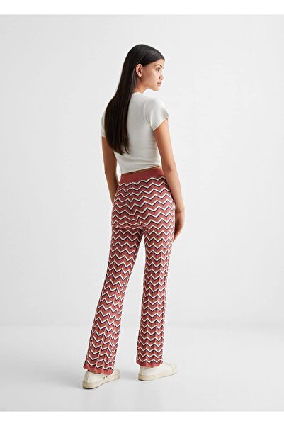 Mango Teen Desenli pantolon