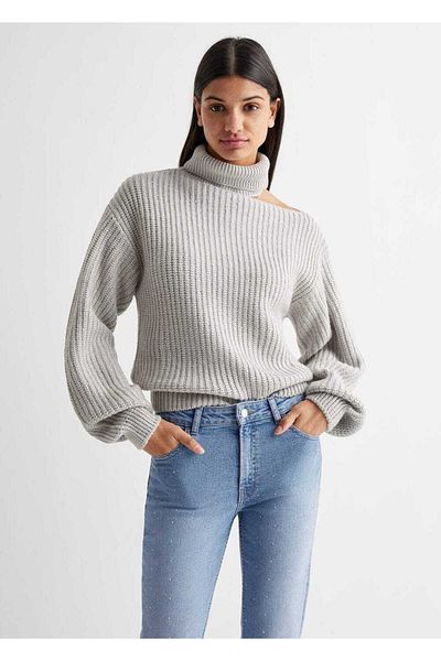 Mango Teen Pantaloni albastru închis pentru copii