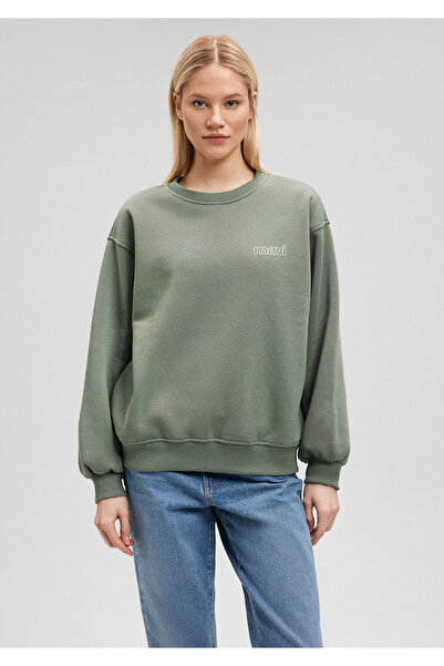Mavi Logo Printed Khaki Sweatshirt1611656-80692