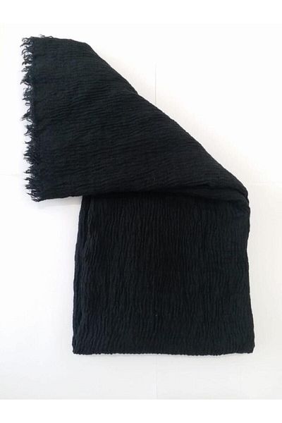 Quqqascarf Women's Black Wrap Shawl