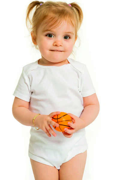 SPACE DRESS Baby Eagle Printed Cotton Baby Bodysuit