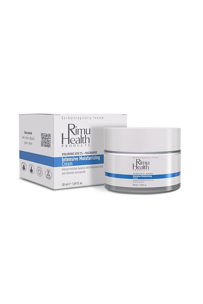 Rimu Health Products 50 Ml Face Cream - Skin Tone Equalizer and Intensive Moisturizer (Hyaluronic Acid - Niacinamide) Rm000108