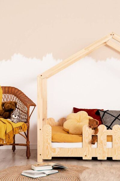 MiniWood Markaawm Nature Karyola Montessori Yatak Ahşap Çocuk Bebek Yatak