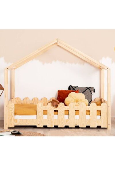 MiniWood Markaawm Nature Karyola Montessori Yatak Ahşap Çocuk Bebek Yatak