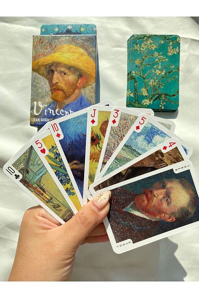 Wisevelya بطاقة فان جوخ المزخرفة