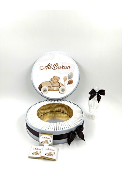 TuNa Chocolate 100 Adet İsme Özel Erkek Bebek Çikolatası