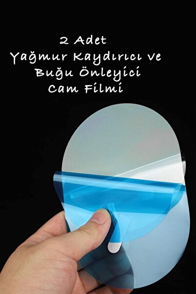 point marketing Oto Yan Ayna Yağmur Cam Film 2 Adet - Buğu Önleyici & Su Tutmaz Film