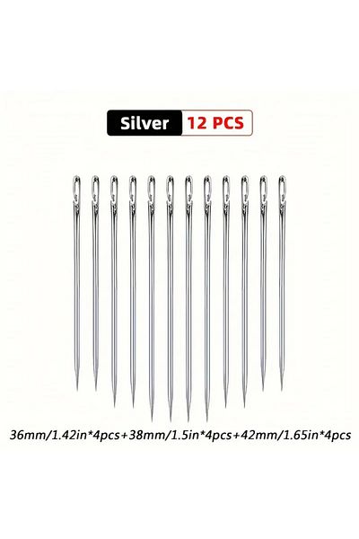 SARFEX 12 Pieces Easy Thread Needle Set