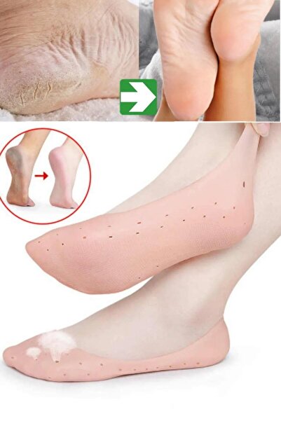 RELATOS pt 1 çift silikon nemlendirici jel topuk çorap Nemlendirici ayak bakı...