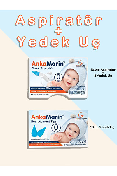 Ankamarin Nazal Burun Aspiratörü Başlangıç Seti Aspiratör Ve Yedek Uç