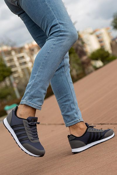 mackrock sports Pantofi sport pentru bărbați, zilnic, confortabili, cu talpă confortabilă, cu șireturi, ușoare, flexibile