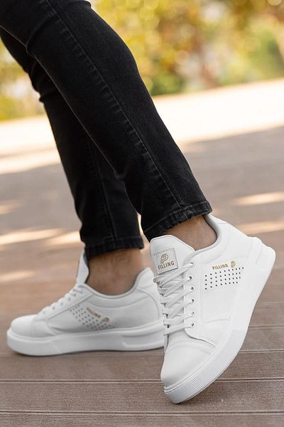 mackrock sports Ανδρικά δερμάτινα δερμάτινα λέιζερ Lifestyle Casual κομψά καθημερινά κορδόνια ορθοπεδικά αθλητικά παπούτσια