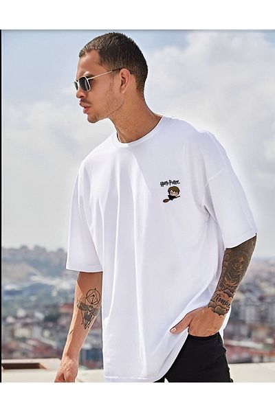 Pink Sky Μπλουζάκι Unisex Harrypoter με στάμπα Slimfit