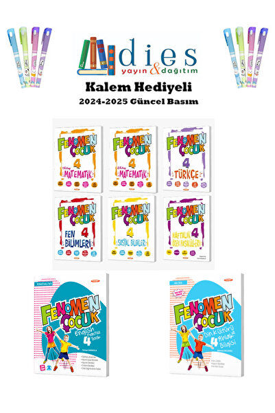 Fenomen Yayıncılık Fenomen Çocuk 4. Sınıf SET (5 Kitap + Haftalık Ödev Fasikü...
