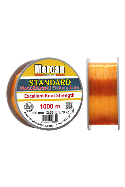 Mercan Standart 1000-800-600-500 m. Sarı Bobin Misina