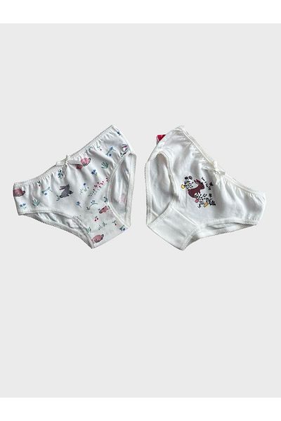 Fil Kids Cotton Rabbit Flower Patterned 2-pieceSlipSet for Girl