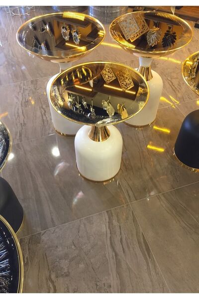 LUXURY VİLLA Sadece Istanbul'a Satışımız Vardır Luxury Bronz Aynalı 41x41 Cm ...