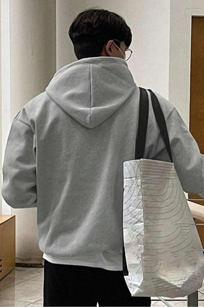 Oksit Απολαύστε ανδρική μπλούζα από βαμβακερό εμπριμέ μπροστά