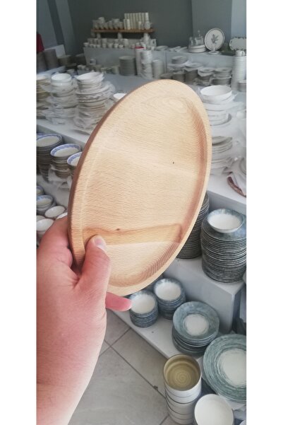 SARE Set of 2 Wooden Cake Presentation Plates