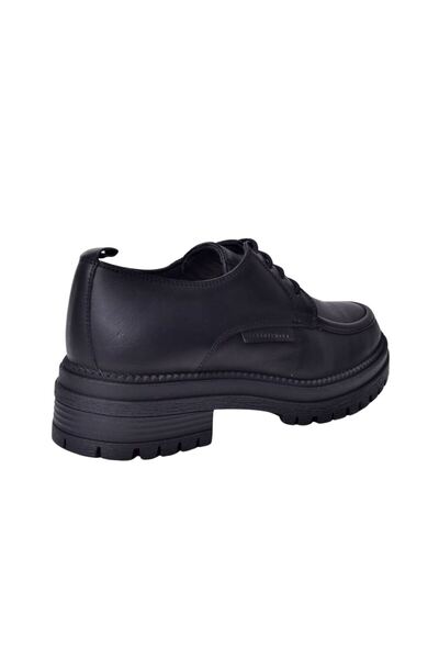 Mammamia D24KA-3160 Siyah Kadın Deri Ayakkabı